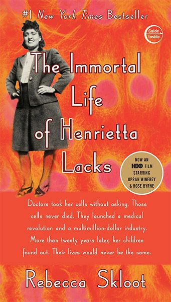 The Immortal Life of Henrietta Lacks bookcover