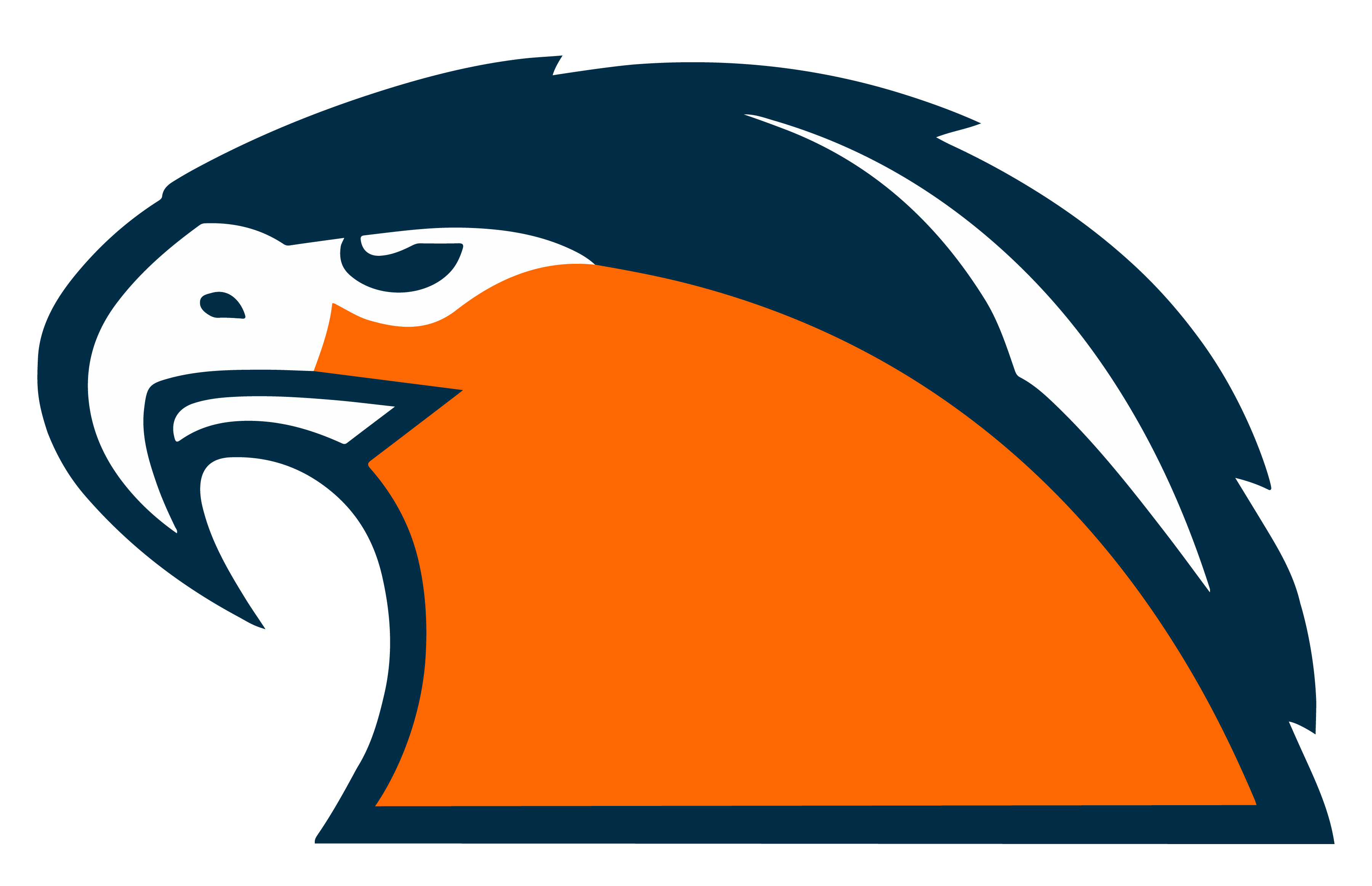 CRC Hawk Head Athletic Logo
