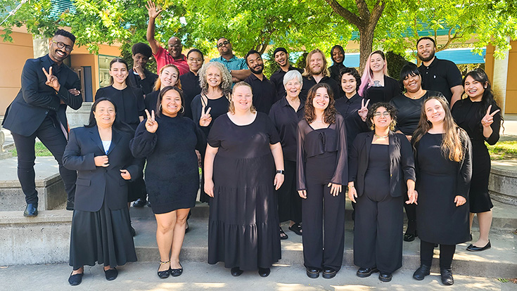 CRC Gospel singers, group photo