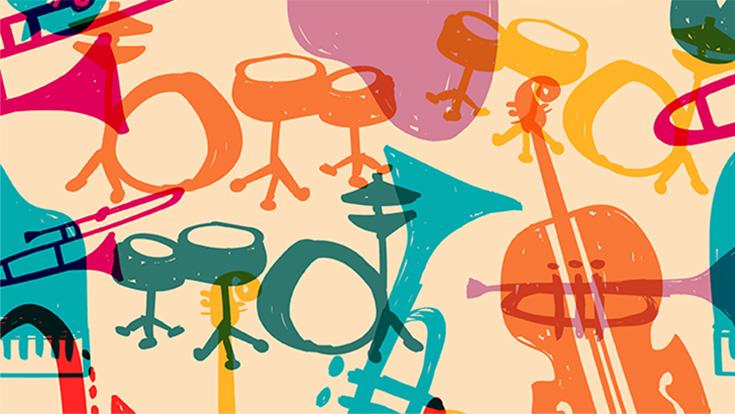 Graphic of Musical Instruments